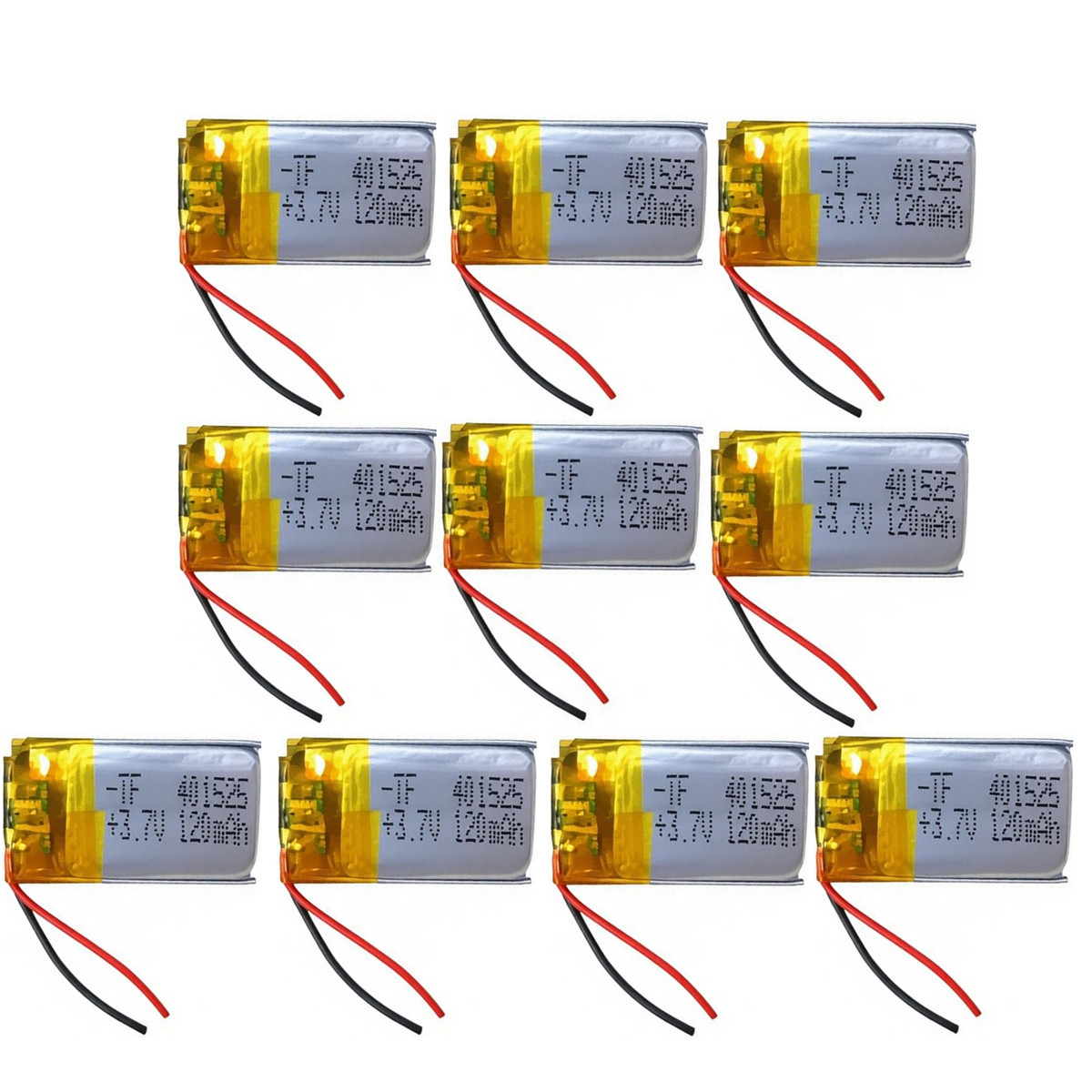 Smartwatch Headset - 10PCS 3.7V 120mAh 401525 Lithium Polymeer