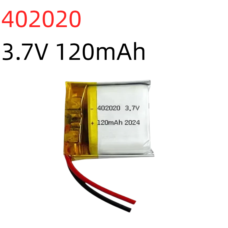 Smartwatch Headset - 3.7V 120mAh 402020 Li-Po Oplaadbare Polymeer