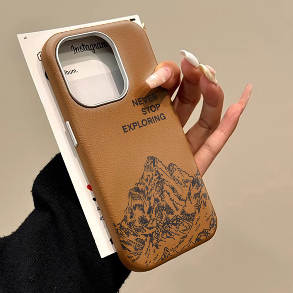 Samsung Galaxy S25 - Luxe Eenvoudige Berghoes Voor Samsung Galaxy