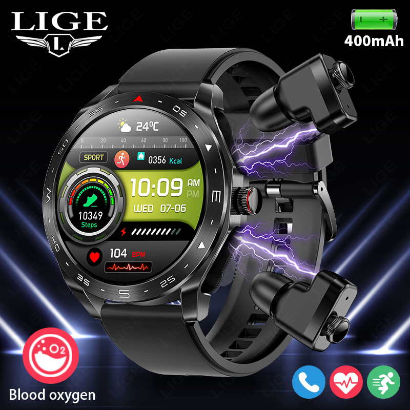 Smartwatch Headset - Lige Met Oordopjes Bluetooth Headset Smartwatch