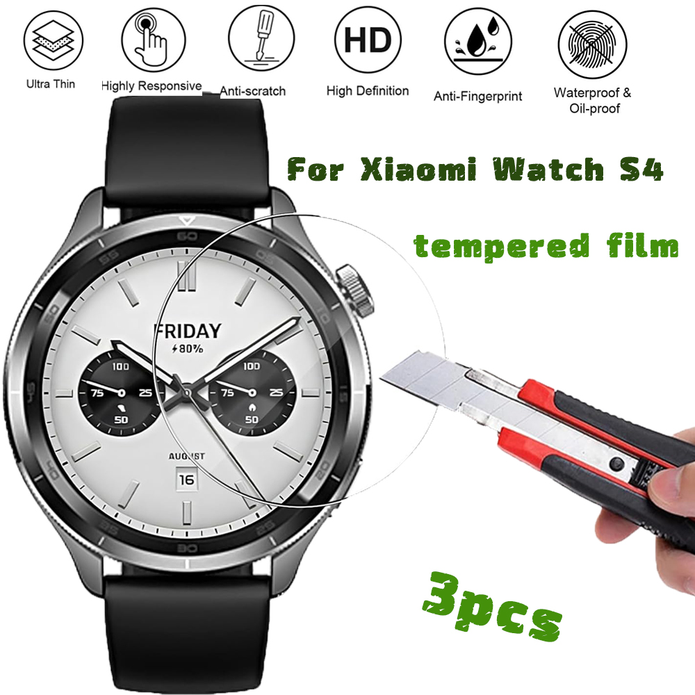 3PCS Gehard Glas Smartwatch Sc - Xiaomi Smartwatch S4 Accessories recensie en prijs