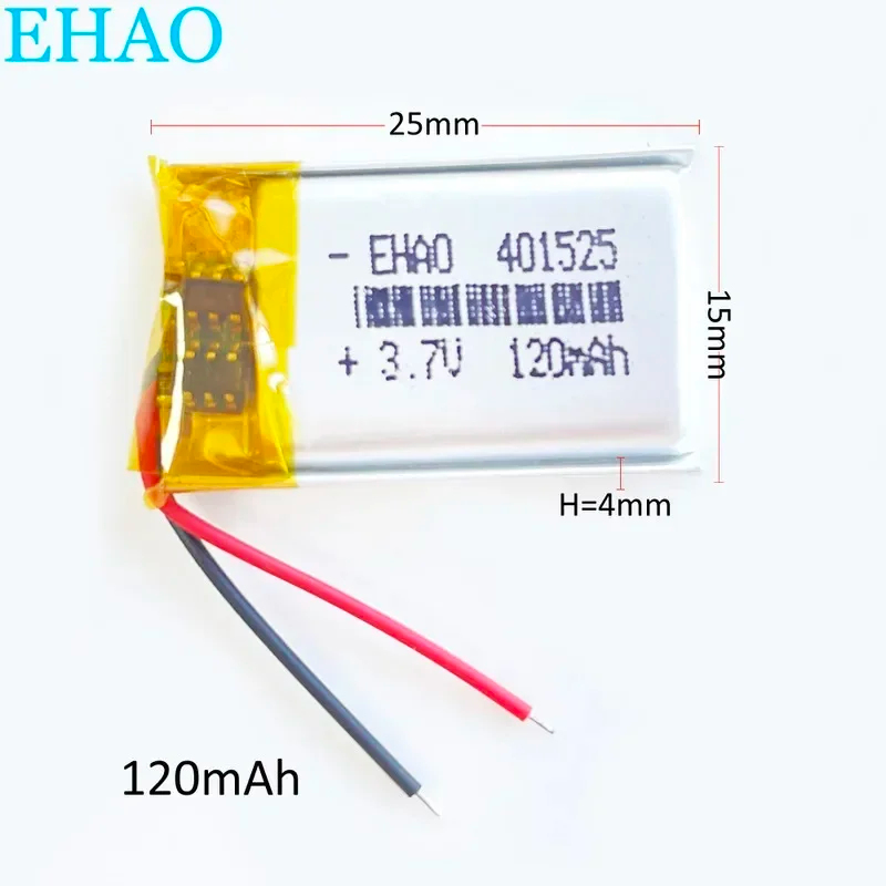 10 STUKS 3.7V 120mAh Lipo Lith - Smartwatch Headset recensie en prijs