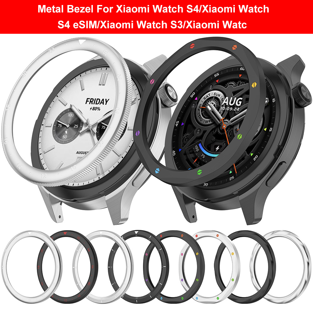 Metalen rand voor Xiaomi Watch - Xiaomi Smartwatch S4 Accessories recensie en prijs