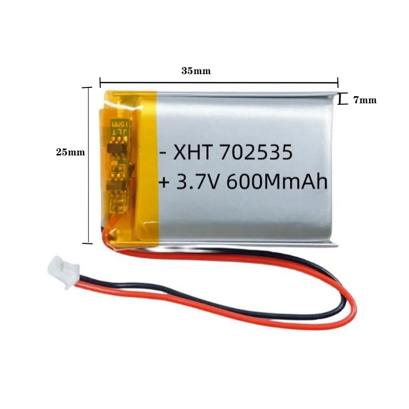 702535 3,7 V 600 mAh Li-polyme - Smartwatch Headset recensie en prijs