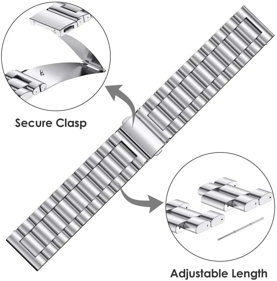 22mm Metalen Riem van RVS voor - Xiaomi Smartwatch S4 Accessories recensie en prijs