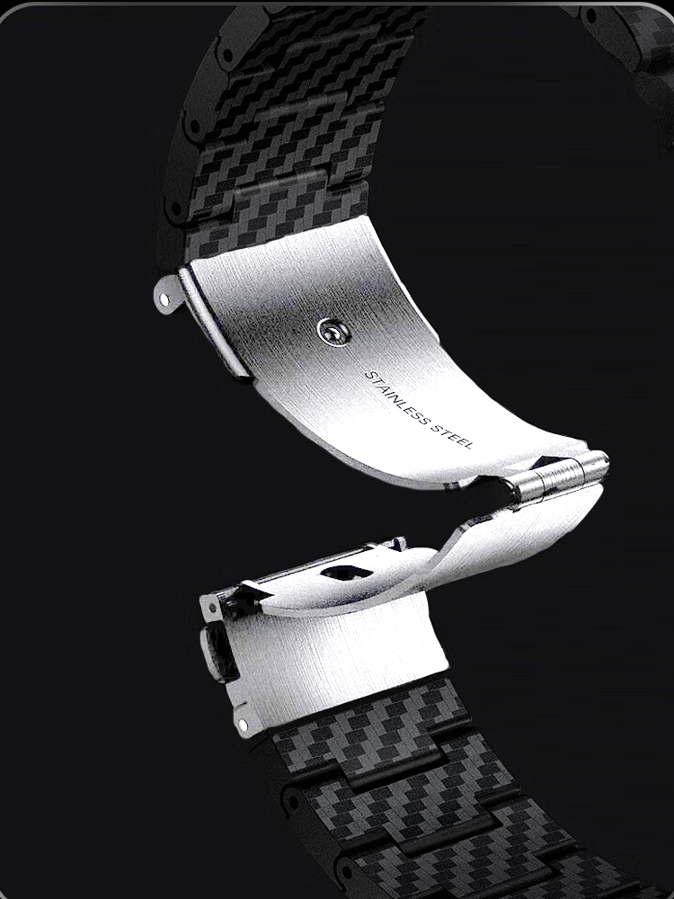Koolstofvezel band voor Xiaomi - Xiaomi Smartwatch S4 Accessories recensie en prijs