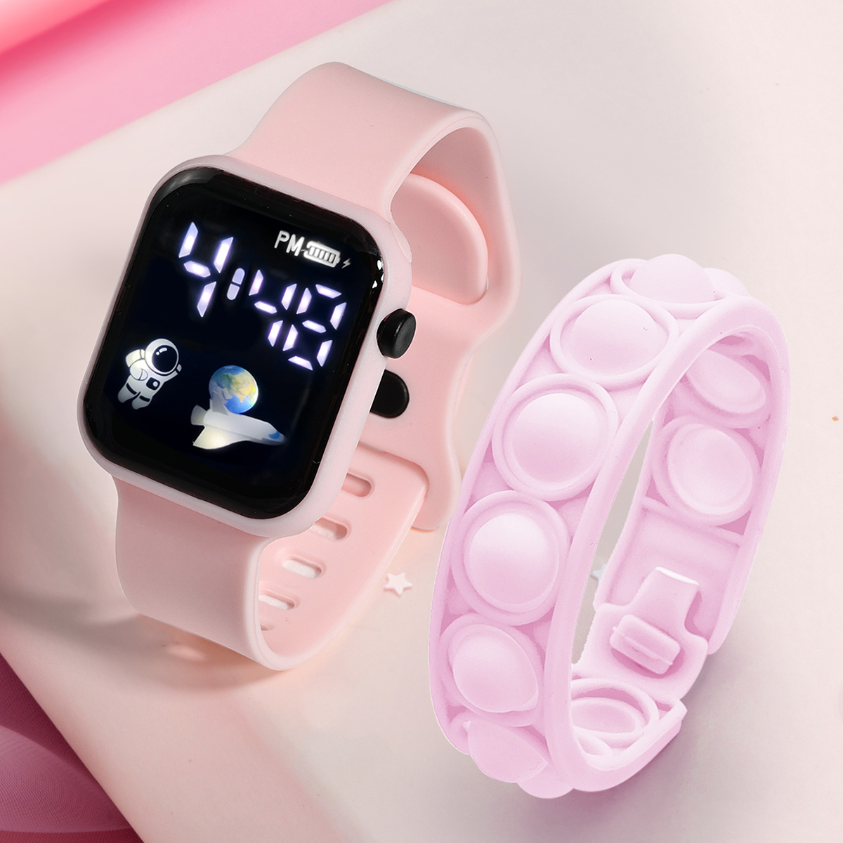 2 Stuks Kinder Slim Horloge Ar - Smartwatch Icon recensie en prijs